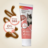 Pâte au saumon Supplément pour Chat spécial beauté du pelage 100 g